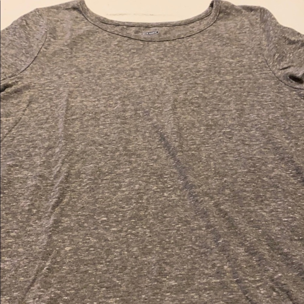 Old Navy Relaxed Gray girls 10/12 hi-low T-shirt